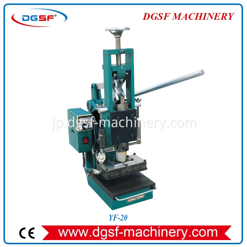 Leather Belt Manual Pressure Stamping Machine 